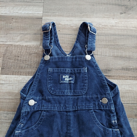 Vintage 90s OshKosh Baby B'gosh Corduroy Overalls 18 Mos - Picture 2 of 9